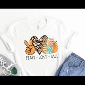 New Peace Love Fall Shirt